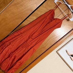 Elegant Red Women's Dress